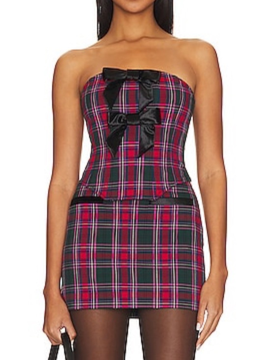 MAJORELLE Dresses & Skirts - Plaid two piece set